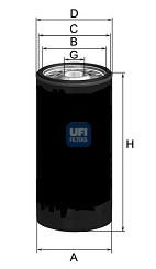 UFI 23.179.00 Oil Filter